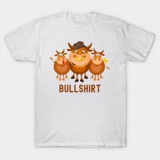 BullShirt Funny Cowboy Farmer Gift T-Shirt